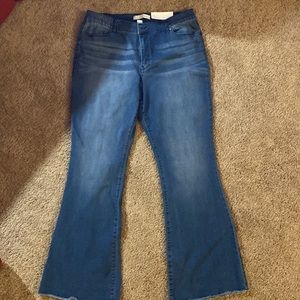 NWT hi rise bell bottom jeans SOLD